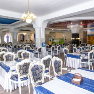 Синий зал «Сапфир» в санатории «Виктория» в Кисловодске - фотография